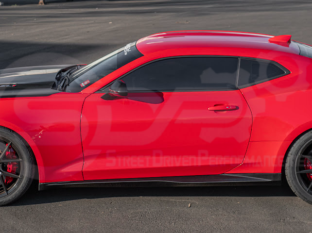 2016-2024 6TH GEN CAMARO ZL1 SIDE SKIRTS ROCKER PANLES GROUND EFFECTS
