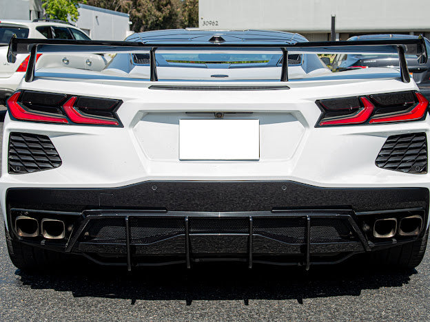 2020+ CORVETTE C8 Z51 REAR LOWER DIFFUSER FINS *ADD-ON*