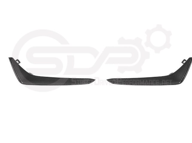 2020-UP CADILLAC CT4-V BLACKWING | CARBON FIBER FRONT LIP SPLITTER WITH CANARDS GROUND EFFECTS