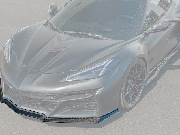 2020+ CORVETTE C8 Z06 & E-Ray | 3-PIECES FRONT LIP SPLITTER GROUND EFFECTS