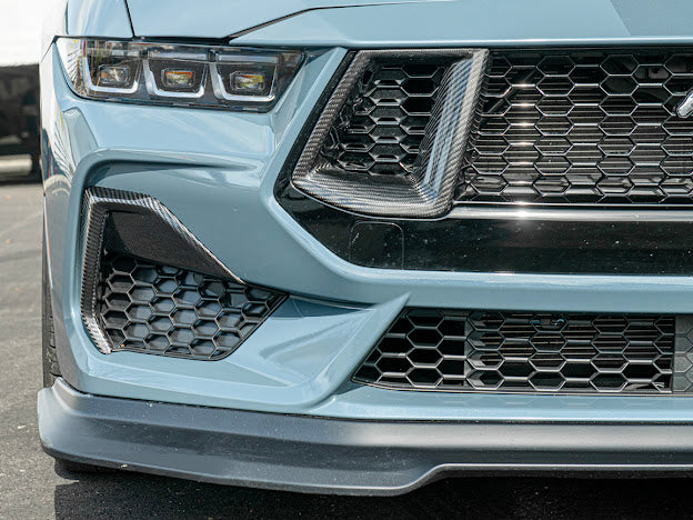 2024-UP FORD MUSTANG S650 | FRONT UPPER & LOWER SIDE GRILLE INSERTS PAIR