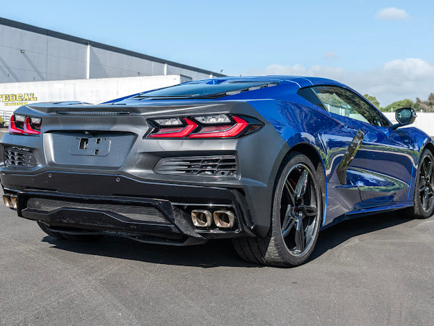 2020-PRESENT CORVETTE C8 STINGRAY & Z51 | Z06 CONVERSION REAR BUMPER & SPOILER KIT