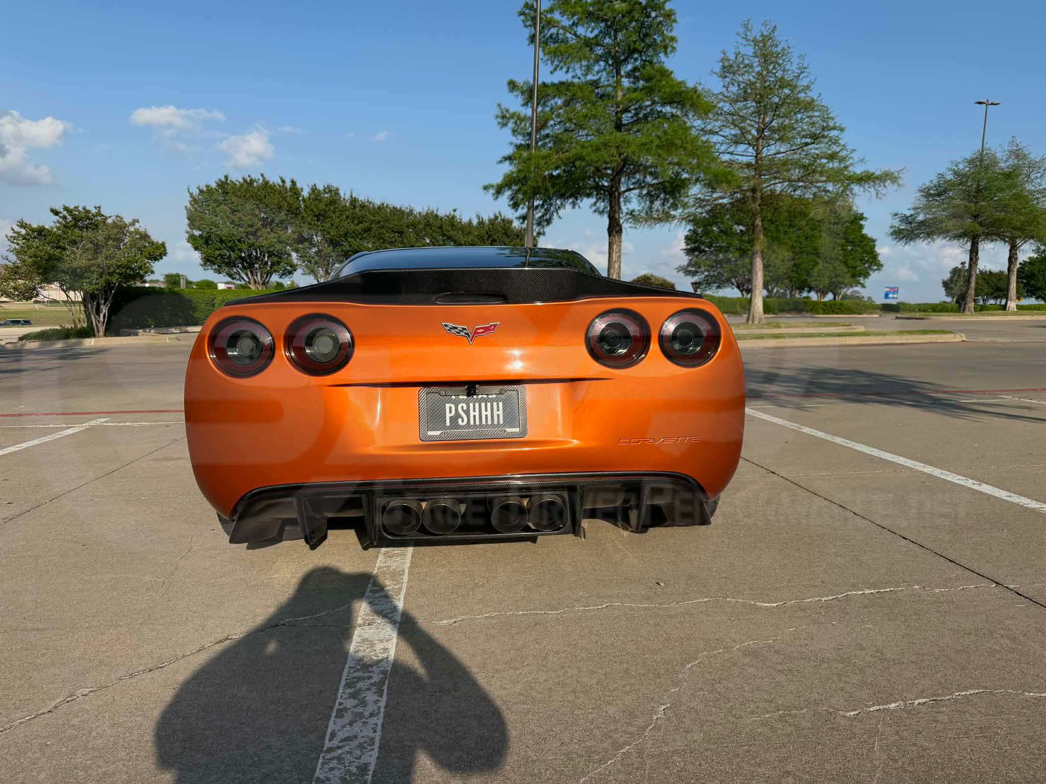 2005-2013 CHEVROLET CORVETTE C6 | SDP AGGRESSIVE STYLE  CARBON FIBER REAR TRUNK LID WING SPOILER