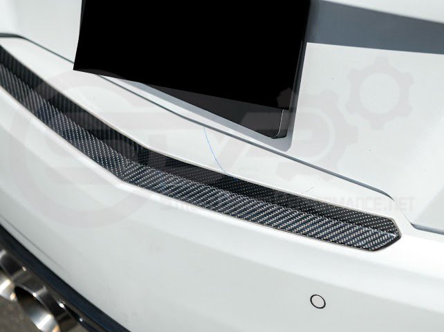 2015-2019 CADILLAC ATS / ATS-V COUPE | FACTORY STYLE CARBON FIBER REAR TRUNK DECKLID APPLIQUÉ INSERT TRIM REPLACEMENT