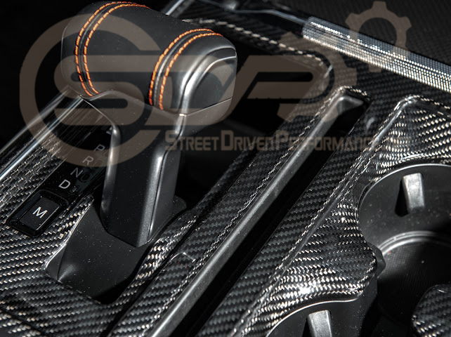 2021-UP FORD F-150 | FACTORY STYLE CARBON FIBER CENTER CONTROL GEAR SHIFT PANEL COVER