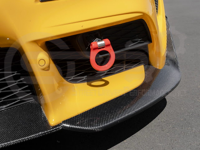 2020-Up Toyota GR Supra A90 A91 | A91 Package CARBON FIBER 3 Piece Front Bumper Lip Splitter Ground Effects