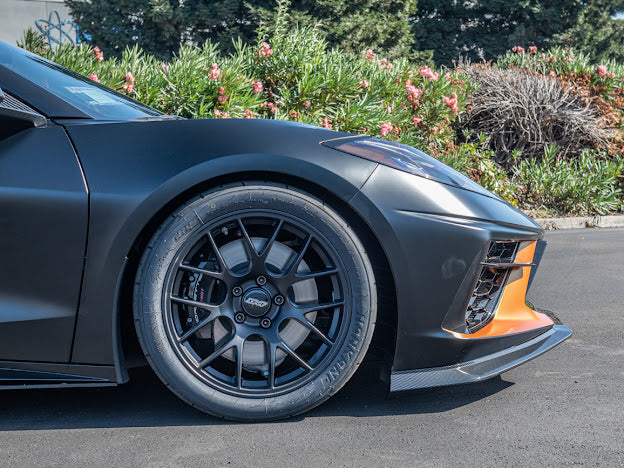 2020+ C8 Corvette - "Z51 Style" Front Splitter / Lip Rocker Panel Ground Effects