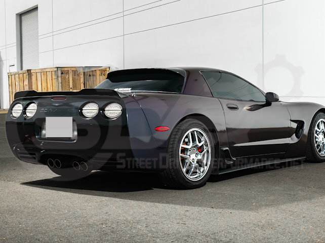 1997-2004 Corvette C5 Z06 Coupe | SDP Performance CARBON FIBER Rear Window Top Roof Wing Spoiler
