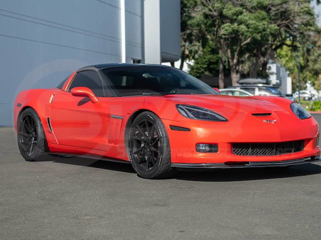 2005-2013 C6 Corvette - Grand Sport / Z06 / ZR1 - ZR1 Style Front Splitter/Lip Ground Effects