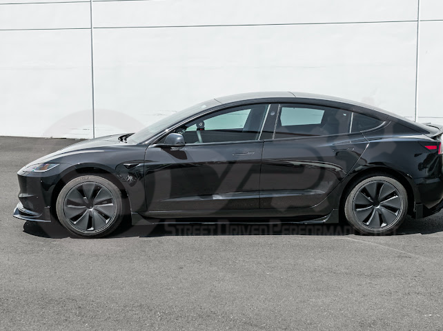 2024-UP TESLA MODEL 3 TRACK STYLE FRONT LIP SPLITTER GROUND EFFECTS