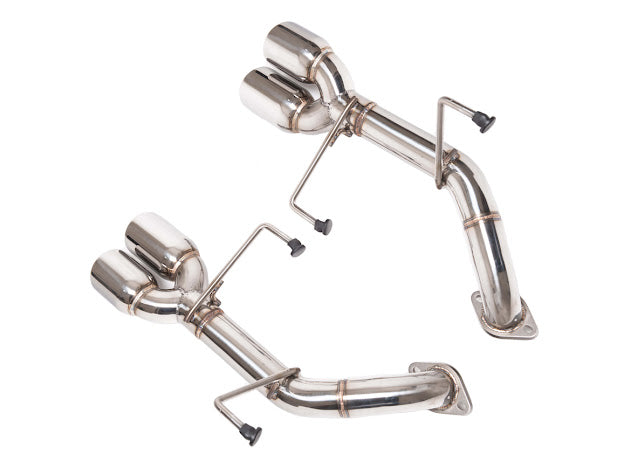 2011-2014 SUBARU IMPREZA WRX / STI | MUFFLER DELETE AXLE BACK QUAD EXHAUST (CHROME OR BURNT BLUE TIPS)