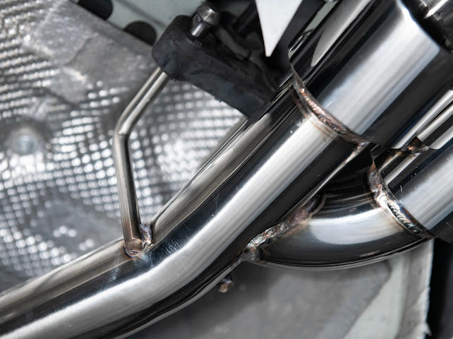 2018-2024 Toyota Camry SE | T-304 Muffler Delete Single Exit Axle Back Exhaust (Chrome or Burnt Blue Tips)