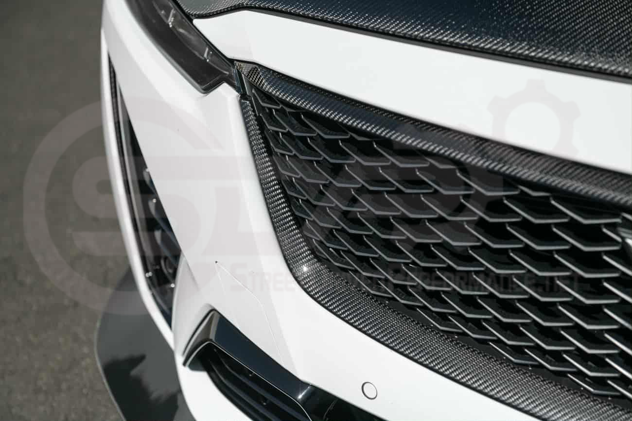 2022-2024 Cadillac CT5-V Blackwing | Factory Style Carbon Fiber Front Bumper Grille Insert Trim Surrounding Replacement (Upper and/or Lower)