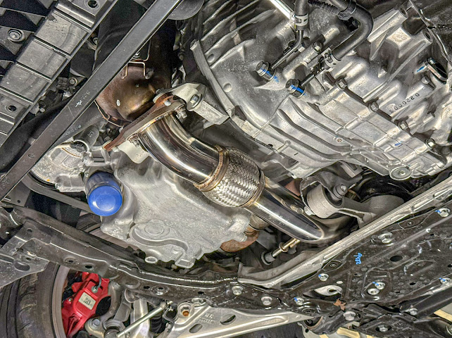 2023+ HONDA CIVIC FL5 TYPE R 2.0T & 2022+ ACURA INTEGRA TYPE S 2.0T EXHAUST FRONT PIPE