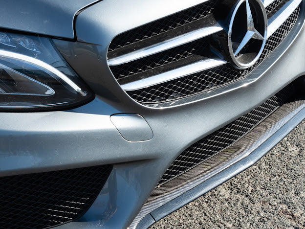 2015-2018 W205 Mercedes C-Class AMG Sport CARBON FIBER Front Bumper Lower Lip Splitter Ground Effects