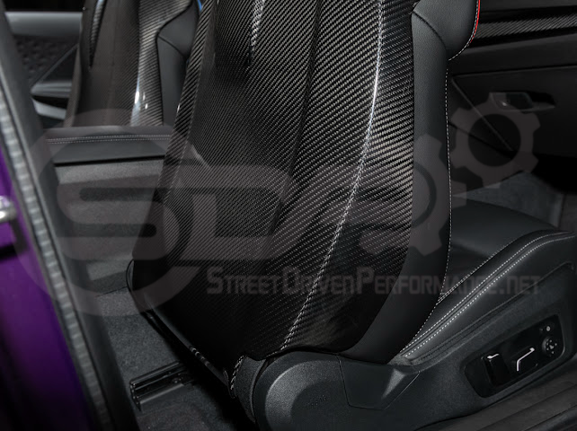 2021+ BMW G87 G80 G82/G83 M2 M3 M4 | DRY CARBON FIBER TAPE-ON FULL SEAT BACK HEADREST COVER PAIR