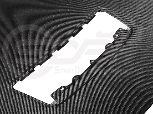 2024-Up Ford Mustang S650 | Factory Style CARBON FIBER Front Hood with Hood Vent (2 versions)