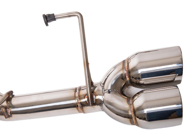 2011-2014 SUBARU IMPREZA WRX / STI | MUFFLER DELETE AXLE BACK QUAD EXHAUST (CHROME OR BURNT BLUE TIPS)