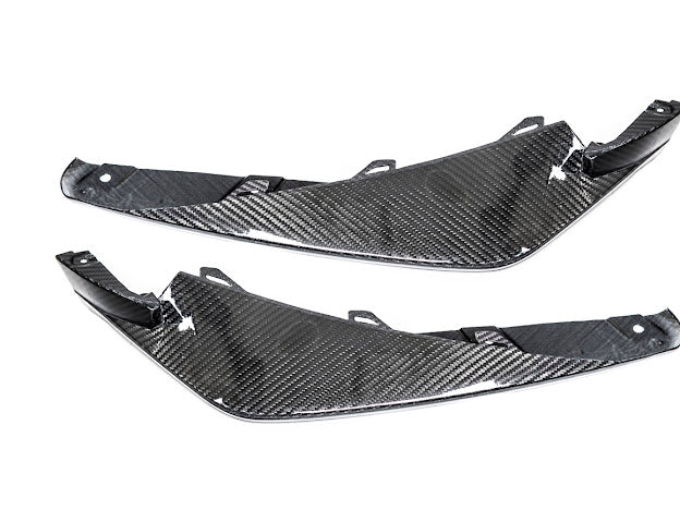 2021-Up BMW G82 / G83 M4 | Factory Extended Style Carbon Fiber Front Lip Splitter Pair Ground Effects