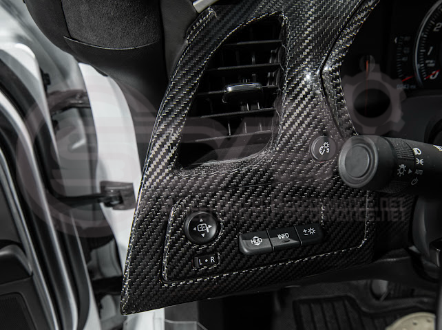 2014-2019 CHEVROLET CORVETTE C7 | DRY CARBON FIBER DRIVER SIDE INSTRUMENT PANEL TRIM COVER