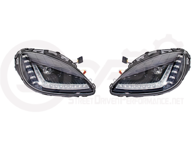 2005-2013 CHEVROLET CORVETTE C6 | C7 STYLE PROJECTOR LED SEQUENTIAL SIGNAL TURN HEADLIGHTS (PAIR)