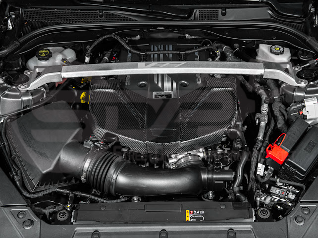 2022-UP CADILLAC CT5-V BLACKWING | DRY CARBON FIBER REPLACEMENT FRONT ENGINE COVER