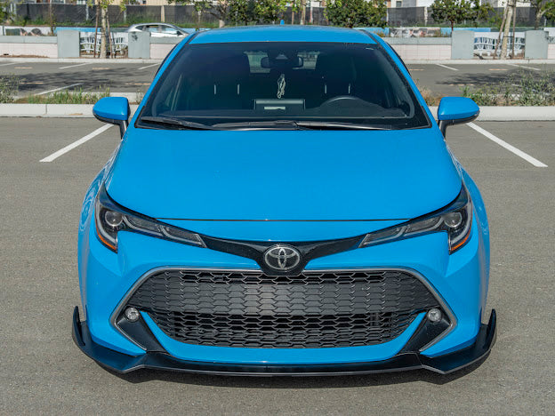 2019-UP TOYOTA COROLLA HATCHBACK | JDM PERFORMANCE PACKAGE FRONT SPLITTER LIP GROUND EFFECTS