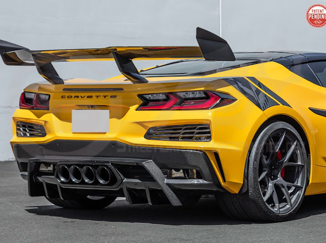 2023-UP CORVETTE C8 Z06 | ZR1 STYLE REAR WING SPOILER