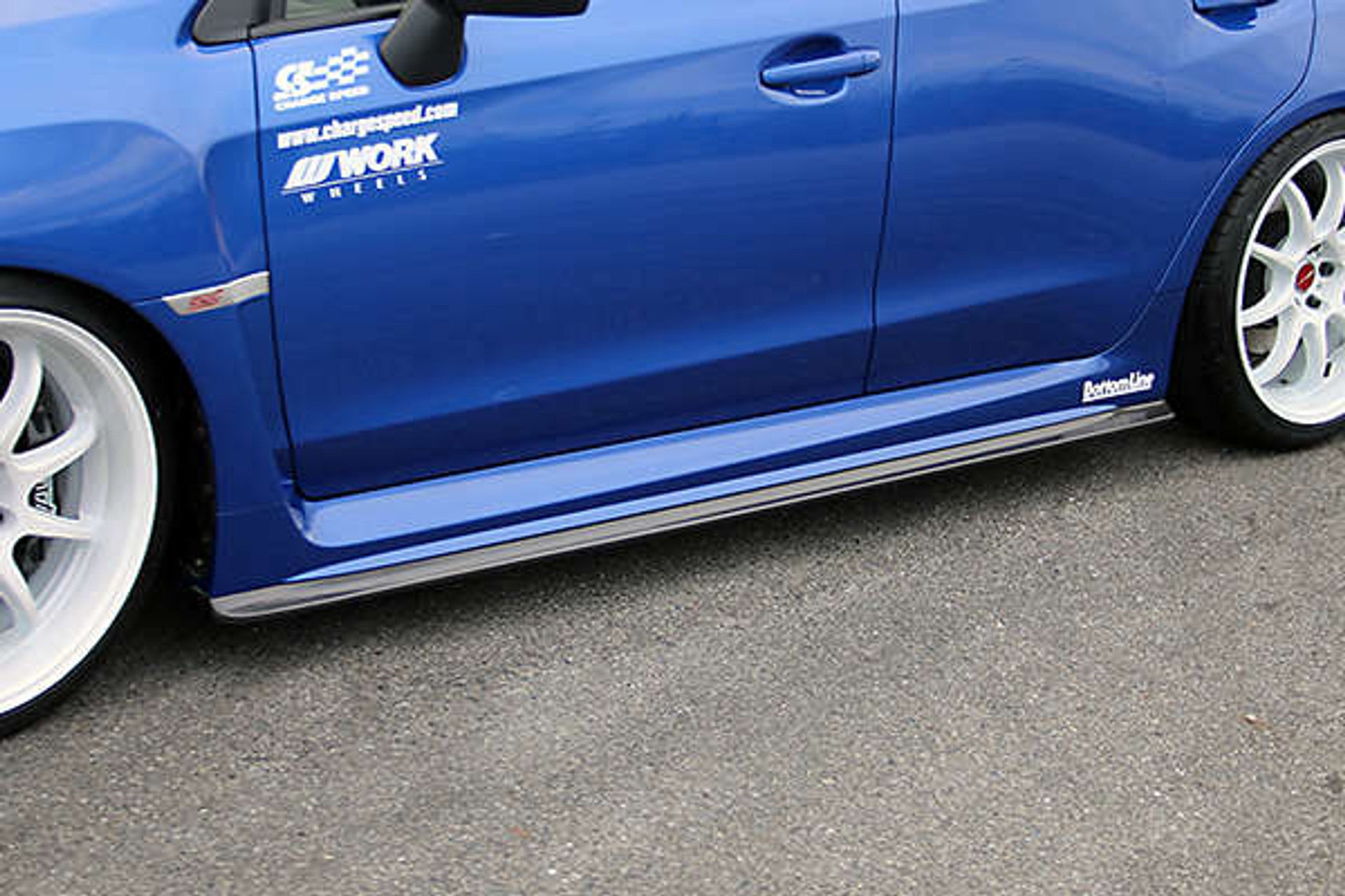 Charge Speed 2015-2017 Subaru WRX STi 4 Doors Sedan VA-B-C BottomLine Type 1 Carbon Full Lip Kit for STi