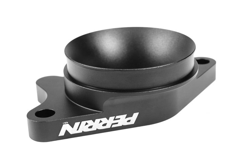 PERRIN 22-24 Subaru WRX / 20-25 LGT &amp; OBXT Turbo Inlet Hose w/Turbo Adapter Flange (Long) - Red