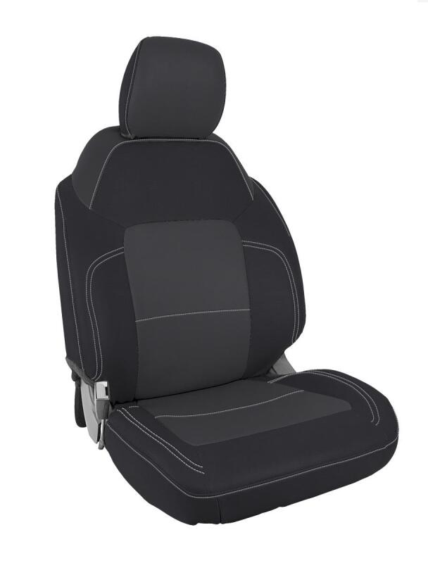 PRP 2021+ Ford Bronco 2 Door Front Seat Covers (Pair) -  Black & Grey