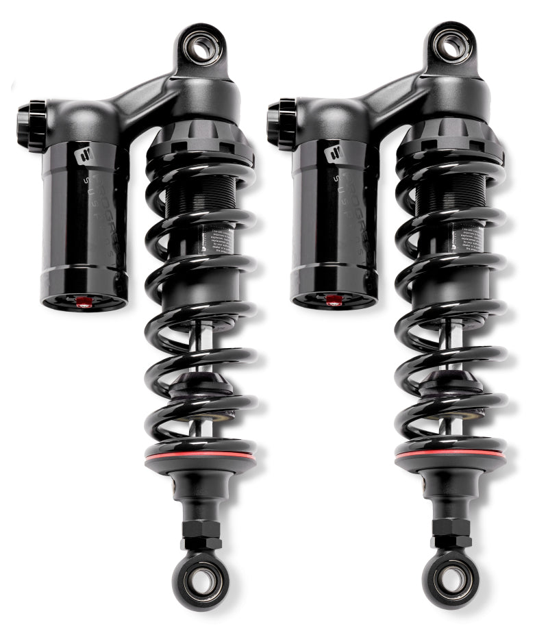Progressive Harley-Davidson Dyna 990 Series Shocks 12.5in - Black