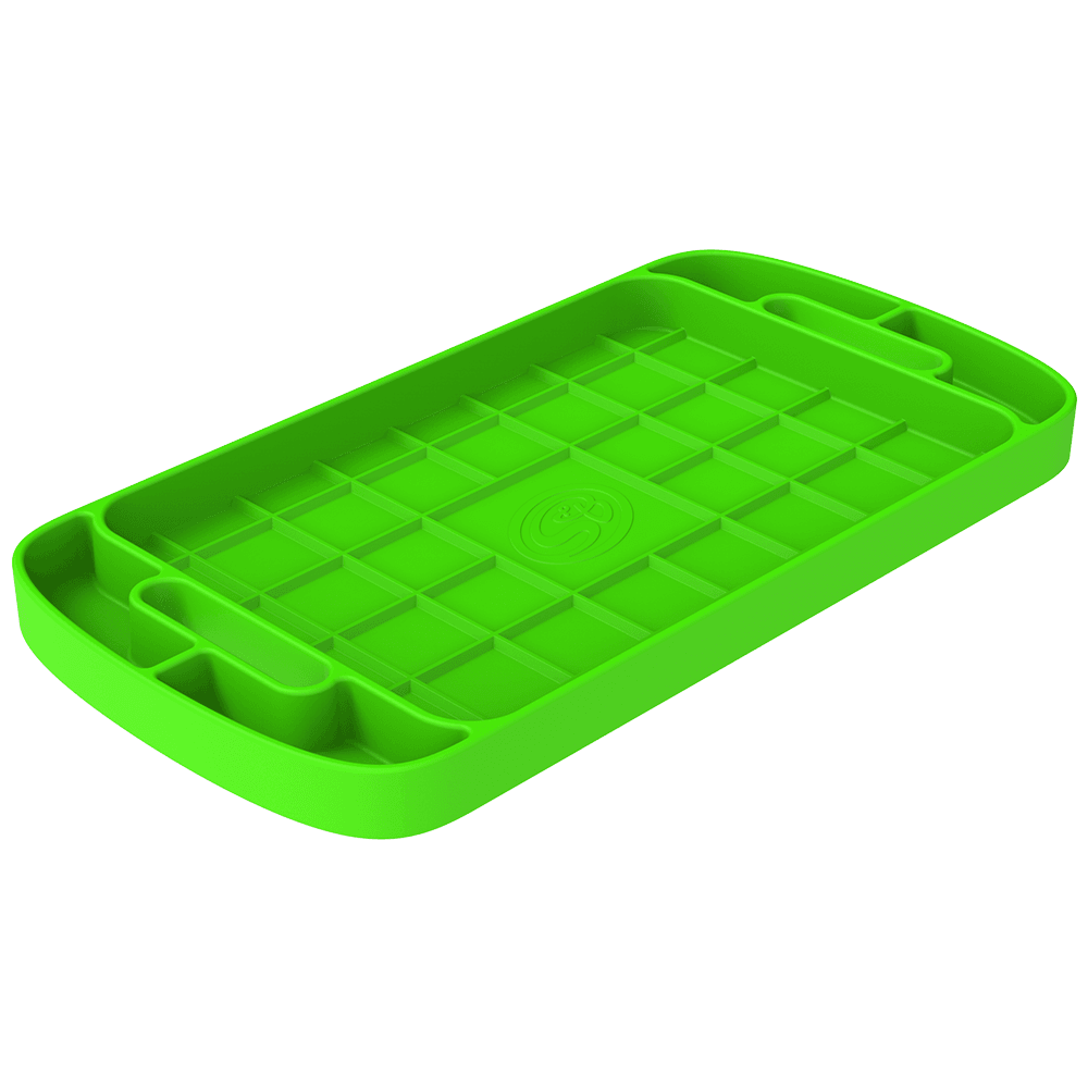 Silicone Tool Tray 3pc. Set - Lime Green