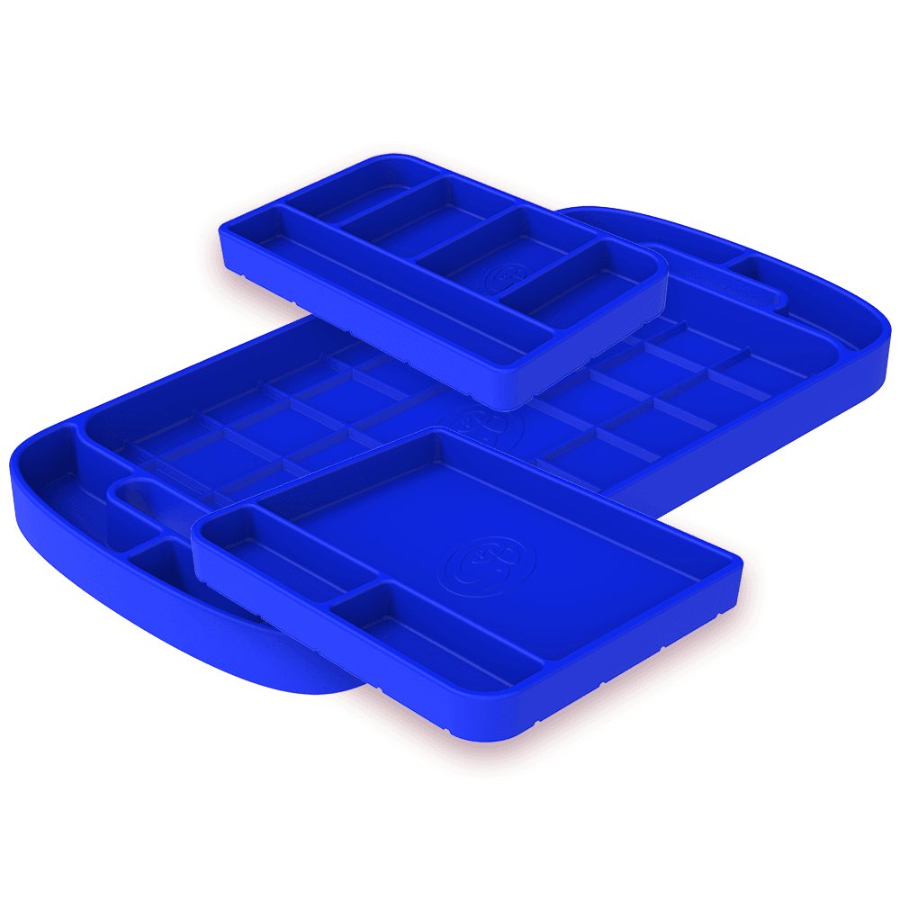 Silicone Tool Tray 3pc. Set - Charcoal