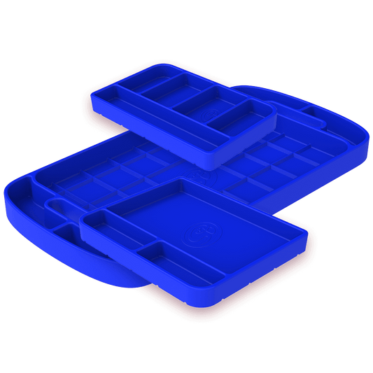 Silicone Tool Tray 3pc. Set - Charcoal