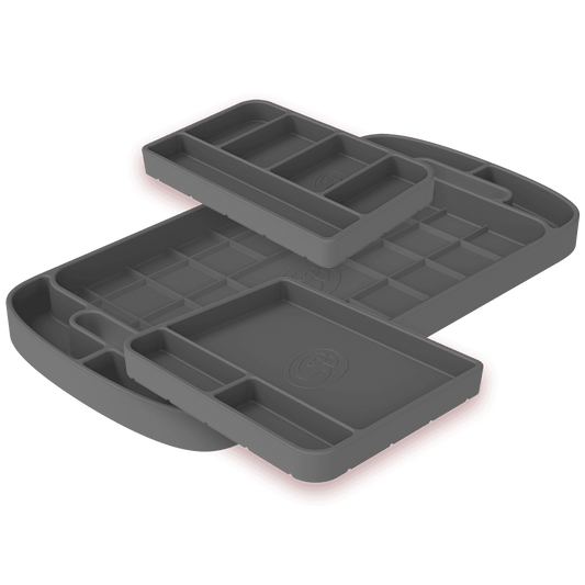 Silicone Tool Tray 3pc. Set - Lime Green