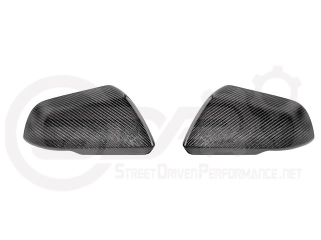 2015-2023 FORD MUSTANG W/ SIGNAL LIGHT | CARBON FIBER SIDE MIRROR CAP COVER PAIR