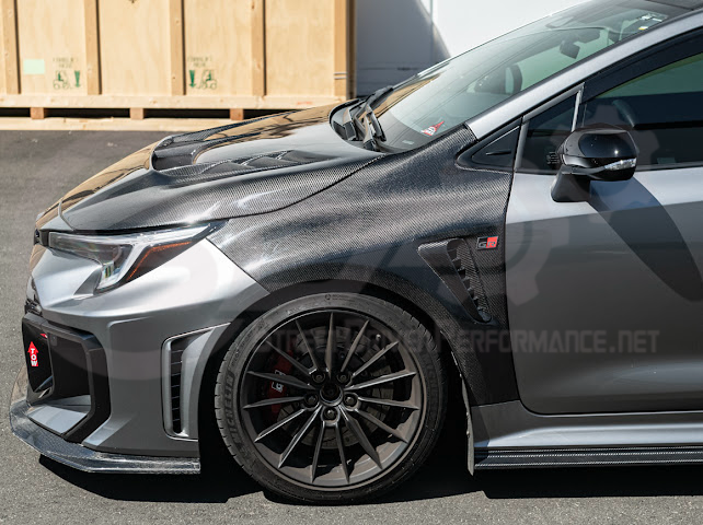 2023-UP TOYOTA GR COROLLA | JDM VRS STYLE FRONT AIR VENTED HOOD