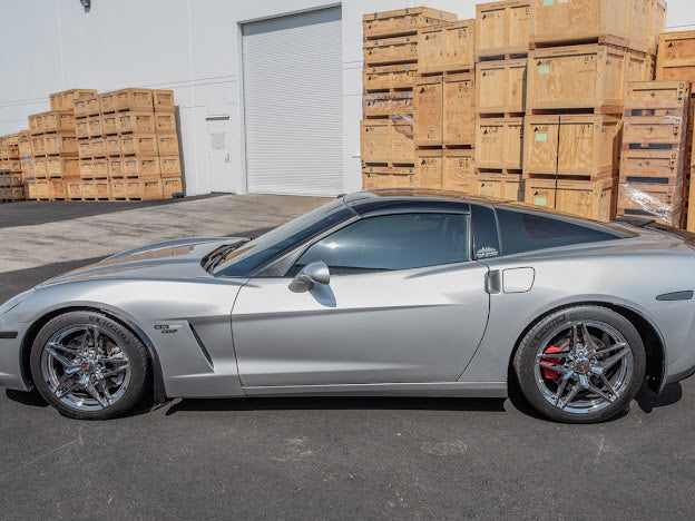 2005-2013 CHEVROLET CORVETTE C6 BASE FRONT AND REAR SPLASH GUARDS MUD FLAPS
