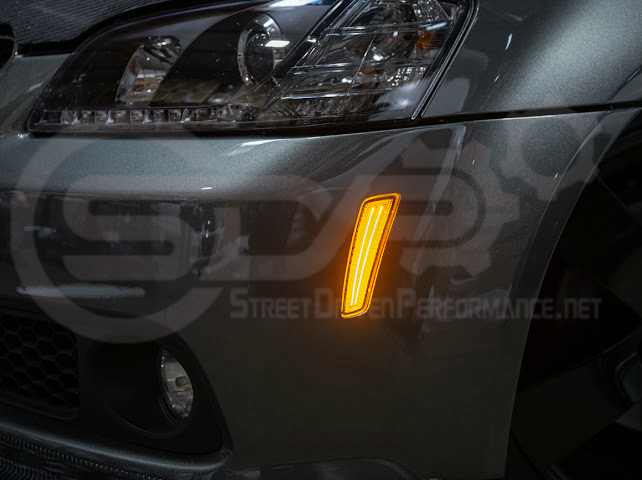 2008-2009 Pontiac G8 | Front Clear / Amber / or Smoke Lens Amber Light LED Side Markers Pair