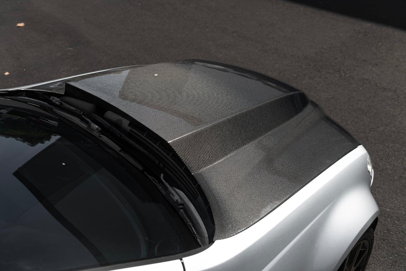 2008-2009 PONTIAC G8 CARBON FIBER FRONT COWL HOOD