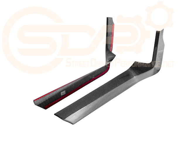 2021-UP FORD F-150 | FACTORY STYLE CARBON FIBER CENTER CONSOLE SIDE PANELS TRIM COVER PAIR
