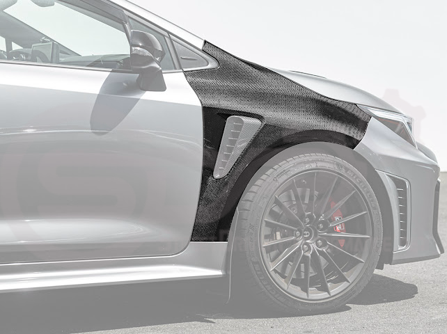 2023-UP GR COROLLA | FACTORY STYLE CARBON FIBER FRONT SIDE FENDERS WITH VENTS (PAIR)