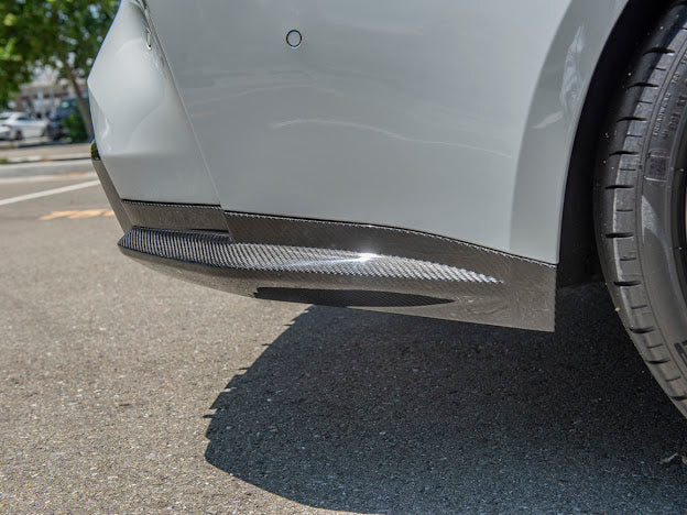 2021-Up BMW G80 M3 | Factory Style CARBON FIBER Rear Apron Lip Splitter Ground Effects