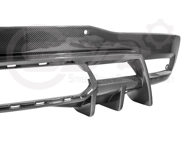 2023-UP CHEVROLET CORVETTE C8 Z06 | SDP PERFORMANCE PACKAGE CARBON FIBER REAR BUMPER FINNED DIFFUSER