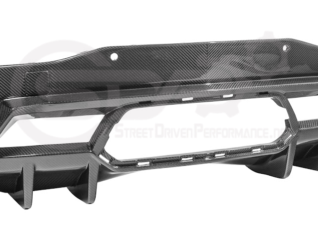 2023-UP CHEVROLET CORVETTE C8 Z06 | SDP PERFORMANCE PACKAGE CARBON FIBER REAR BUMPER FINNED DIFFUSER