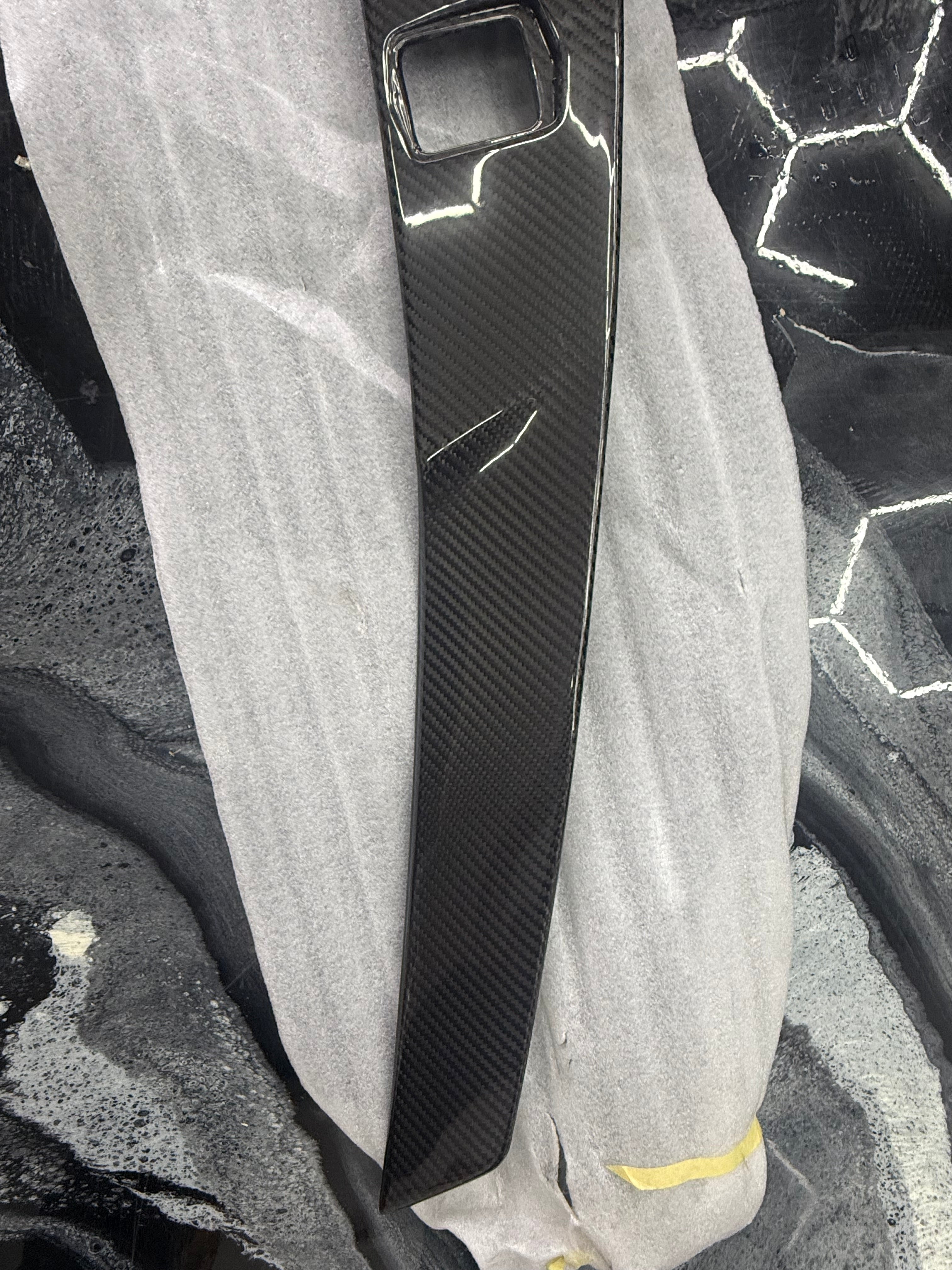 *USED- BLEMISHED* 2019 CHEVROLET CORVETTE C7 ZR1 CARBON FIBER REAR LID BASE SPOILER WING