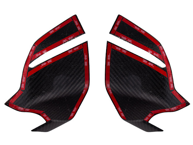 2020+ CORVETTE C8 | CARBON FIBER LOWER MIRROR COVERS