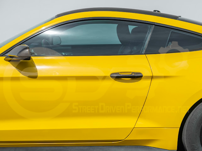 2015-2023 FORD MUSTANG S550 | CARBON FIBER OUTER DOOR HANDLE COVER SET PAIR