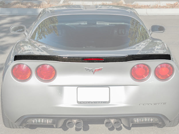 2005-2013 C6 Corvette - "ZR1 Style" Rear Trunk Lid Spoiler Wing- for all models